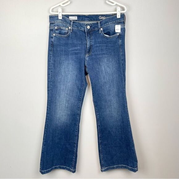GAP Authentic Flare Mid Rise Stretch Jeans 31R NWT - Picture 2 of 5